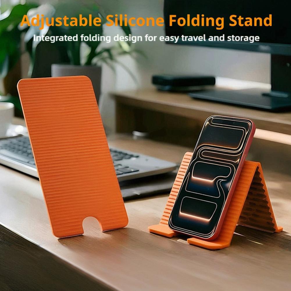 Laptop Stand Foldable - Esnek Katlanabilir Silikon Telefon Tutucu IPhone