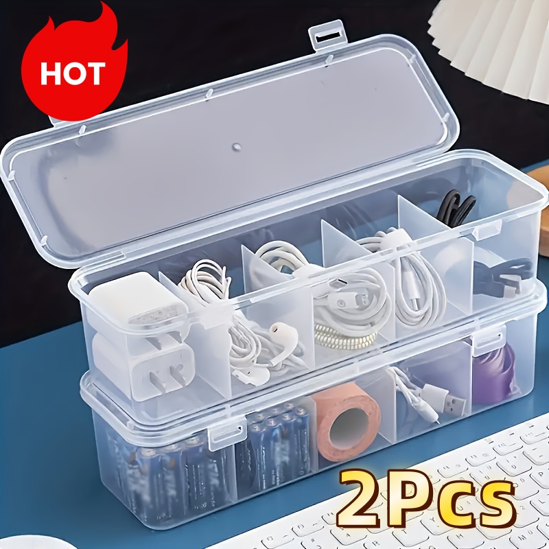 Home Office Organization - 2 adet büyük kablo yönetim kutusu
