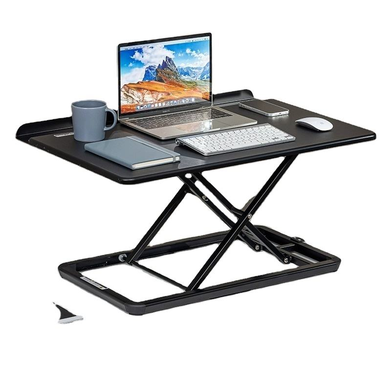 Laptop Stand Foldable - Pnömatik Yüksekliği Ayarlanabilir Ayakta Çalışma Masası