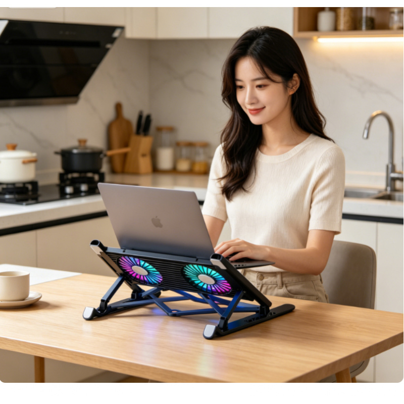 Laptop Stand Foldable - Yeni Dizüstü Bilgisayar Soğutucu Taban Standı
