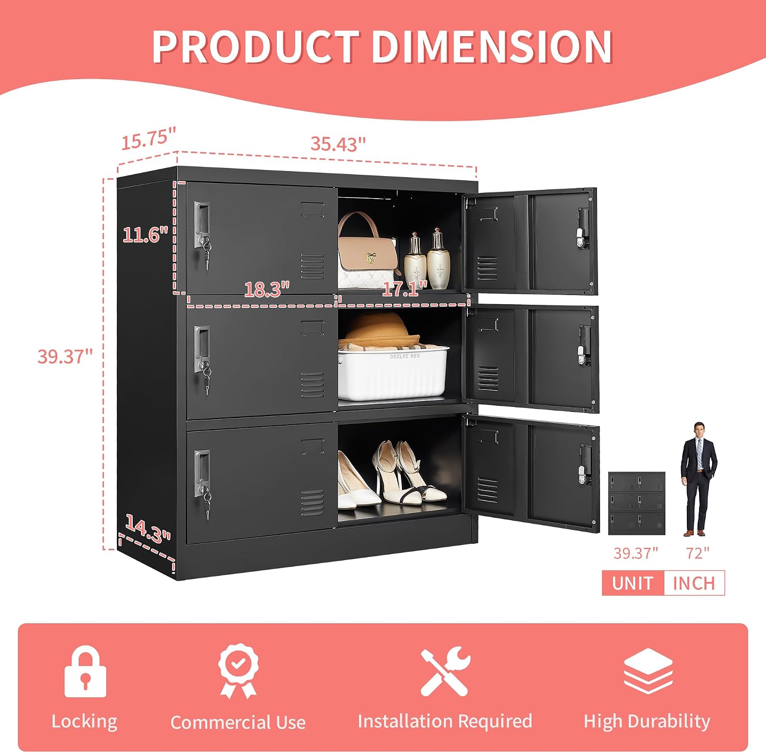Çalışanlar İçin Metal Dolaplar - Home Office Organization incelemesi ve fiyatı